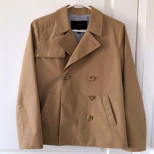J Crew camel 100%cotton peacoat for spring